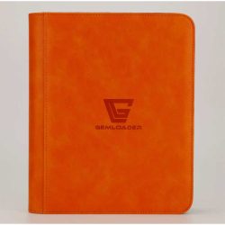 Άλμπουμ Καρτών Premium Toploader Gemloader 3””X4”” Fit collector”s binder [112 Θέσεις] - Orange